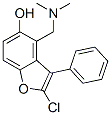 2-Chloro-4-(dimethylaminomethyl)-3-phenylbenzofuran-5-ol CAS#: 69405-60-3