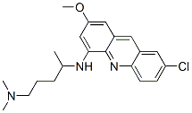 2-Chloro-7-methoxy-N-(4-dimethylamino-1-methylbutyl)acridin-5-amine CAS#: 64046-82-8