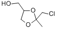 2-Chloromethyl-2-methyl-1,3-dioxolane-4-methanol CAS#: 63979-51-1
