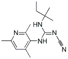 2-Cyano-1-(tert-pentyl)-3-(2,4,6-trimethyl-3-pyridyl)guanidine CAS#: 60560-43-2