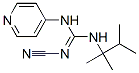 2-Cyano-3-(4-pyridyl)-1-(1,1,2-trimethylpropyl)guanidine CAS#: 60560-40-9
