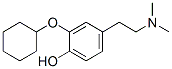 2-(Cyclohexyloxy)-4-[2-(dimethylamino)ethyl]phenol CAS#: 64047-86-5