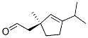 2-Cyclopentene-1-acetaldehyde,1-methyl-3-(1-methylethyl)-,(1S)-(9CI) CAS#: 616206-00-9
