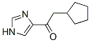 2-Cyclopentyl-1-(1H-imidazol-4-yl)ethanone CAS#: 69393-25-5