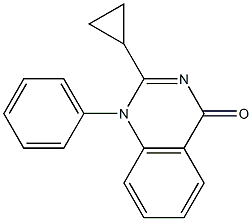 2-Cyclopropyl-1-phenylquinazolin-4(1H)-one CAS#: 66491-82-5