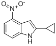 2-Cyclopropyl-4-nitro-1H-indole CAS#: 663177-70-6
