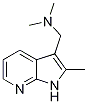 2-DIMETHYL (2-METHYL-1H-PYRROLO[2,3-B]PYRIDINE-3YL METHYL)-AMINE CAS#: 7546-48-7