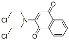 2-Di(2-chloroethyl)amino-1,4-naphthoquinone CAS#: 63978-91-6