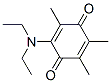 2-(Diethylamino)-3,5,6-trimethyl-2,5-cyclohexadiene-1,4-dione CAS#: 71155-95-8