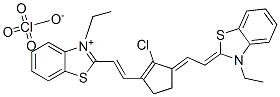 2-[(E)-2-(2-CHLORO-3-((E)-2-[3-ETHYL-1,3-BENZOTHIAZOL-2(3H)-YLIDENE]ETHYLIDENE)-1-CYCLOPENTEN-1-YL)ETHENYL]-3-ETHYL-1,3-BENZOTHIAZOL-3-IUM PERCHLORATE CAS#: 69415-16-3