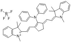 2-((E)-2-(2-(DIPHENYLAMINO)-3-[(E)-2-(1,3,3-TRIMETHYL-1,3-DIHYDRO-2H-INDOL-2-YLIDENE)ETHYLIDENE]-1-CYCLOPENTEN-1-YL)ETHENYL)-1,3,3-TRIMETHYL-3H-INDOLIUM TETRAFLUOROBORATE CAS#: 177167-98-5