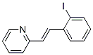 2-[(E)-2-(2-iodophenyl)ethenyl]pyridine CAS#: 6772-85-6