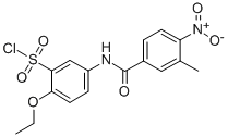2-ETHOXY-5-(3-METHYL-4-NITRO-BENZOYLAMINO)-BENZENESULFONYL CHLORIDE CAS#: 680618-07-9