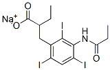 2-Ethyl-3-(3-propionylamino-2,4,6-triiodophenyl)propanoic acid sodium salt CAS#: 69382-16-7