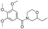 2-Ethyl-4-(3,4,5-trimethoxybenzoyl)morpholine CAS#: 63868-66-6