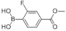 2-FLUORO-4-(METHOXYCARBONYL)BENZENEBORONIC ACID CAS#: 603122-84-5