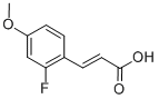 2-FLUORO-4-METHOXYCINNAMIC ACID CAS#: 682805-00-1