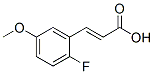 2-FLUORO-5-METHOXYCINNAMIC ACID CAS#: 682805-01-2