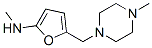 2-Furanamine,  N-methyl-5-[(4-methyl-1-piperazinyl)methyl]- CAS#: 686257-43-2