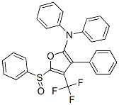 2-Furanamine, N,N,3-triphenyl-5-(phenylsulfinyl)-4-(trifluoromethyl)- CAS#: 600158-16-5