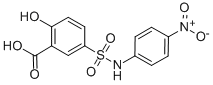 2-HYDROXY-5-(4-NITRO-PHENYLSULFAMOYL)-BENZOIC ACID CAS#: 62547-14-2