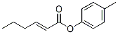 2-Hexenoic acid 4-methylphenyl ester CAS#: 69687-91-8