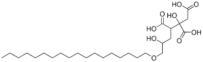 2-Hydroxy-1,2,3-propanetricarboxylic acid dihydrogen 1-[2-hydroxy-3-(octadecyloxy)propyl] ester CAS#: 68834-06-0