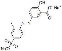 2-Hydroxy-5-[(2-methyl-4-sulfophenyl)azo]benzoic acid disodium salt CAS#: 6358-44-7