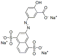 2-Hydroxy-5-[(4,8-disulfo-2-naphtyl)azo]benzoic acid trisodium salt CAS#: 6471-08-5