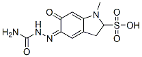 2-Indolinesulfonic acid, 5,6-dihydro-1-methyl-5,6-dioxo-, 5-semicarbazone (6CI) CAS#: 70063-04-6
