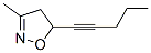 2-Isoxazoline, 3-methyl-5-(1-pentynyl)- (7CI,8CI) CAS#: 7157-79-1