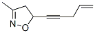 2-Isoxazoline, 3-methyl-5-(4-penten-1-ynyl)- (7CI,8CI) CAS#: 7064-16-6
