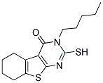 2-MERCAPTO-3-PENTYL-5,6,7,8-TETRAHYDRO[1]BENZOTHIENO[2,3-D]PYRIMIDIN-4(3H)-ONE CAS#: 565171-27-9