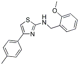(2-METHOXY-BENZYL)-(4-P-TOLYL-THIAZOL-2-YL)-AMINE CAS#: 554438-84-5