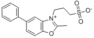 2-METHYL-5-PHENYL-3-(3-SULFOPROPYL)BENZOXAZOLIUM HYDROXIDE, INNER SALT CAS#: 66142-15-2