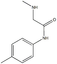 2-(METHYLAMINO)-N-(4-METHYLPHENYL)ACETAMIDE HYDROCHLORIDE CAS#: 64642-17-7