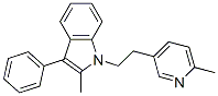 2-Methyl-1-[2-(6-methylpyridin-3-yl)ethyl]-3-phenyl-1H-indole CAS#: 69924-43-2