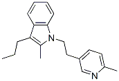 2-Methyl-1-[2-(6-methylpyridin-3-yl)ethyl]-3-propyl-1H-indole CAS#: 69924-41-0