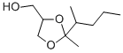 2-Methyl-2-(1-methylbutyl)-1,3-dioxolane-4-methanol CAS#: 63979-52-2