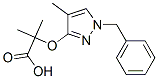 2-Methyl-2-[[4-methyl-1-benzyl-1H-pyrazol-3-yl]oxy]propanoic acid CAS#: 68430-08-0