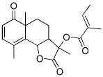2-Methyl-2-butenoic acid 2,3,3a,4,5,5a,6,9b-octahydro-3,5a,9-trimethyl-2,6-dioxonaphtho[1,2-b]furan-3-yl ester CAS#: 60461-01-0