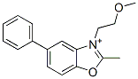 2-Methyl-3-(2-methoxyethyl)-5-phenylbenzoxazolium CAS#: 63123-40-0