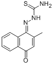 2-Methyl-4-thiosemicarbazono-1(4H)-naphthalenone CAS#: 63690-21-1