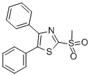 2-(Methylsulfonyl)-4,5-diphenylthiazole CAS#: 63318-84-3