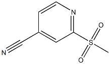 2-(Methylsulfonyl)isonicotinonitrile CAS#: 66154-69-6