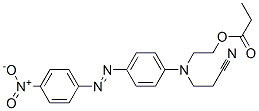 2-[N-(2-cyanoethyl)-4-[(4-nitrophenyl)azo]anilino]ethyl propionate CAS#: 67923-47-1