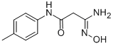 2-(N-HYDROXYCARBAMIMIDOYL)-N-P-TOLYL-ACETAMIDE CAS#: 61239-35-8