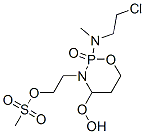 2-[N-Methyl-N-(2-chloroethyl)amino]-3-[2-(methylsulfonyloxy)ethyl]-4-hydroperoxytetrahydro-2H-1,3,2-oxazaphosphorine 2-oxide CAS#: 60052-96-2
