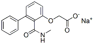 2-(N-Methylcarbamoyl)-3-phenylphenoxyacetic acid sodium salt CAS#: 63906-41-2