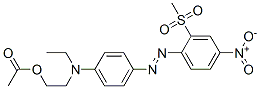 2-[N-ethyl-p-[[2-(methylsulphonyl)-4-nitrophenyl]azo]anilino]ethyl acetate CAS#: 62554-89-6